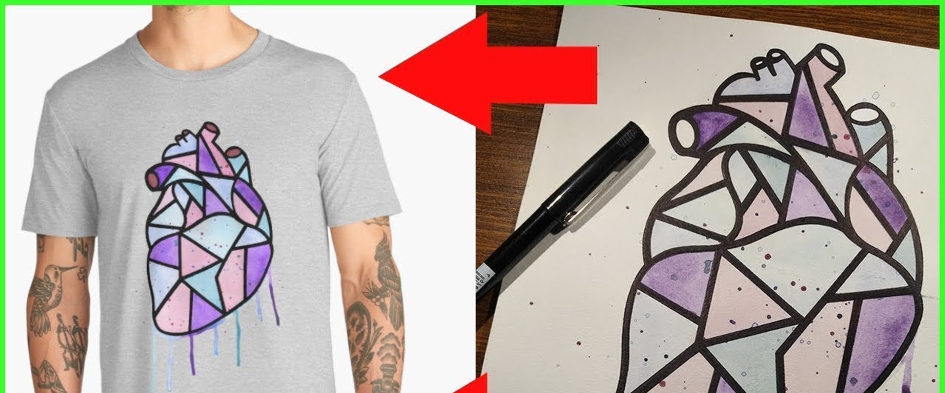 Using Your Own Artwork for a Custom T-Shirt Design